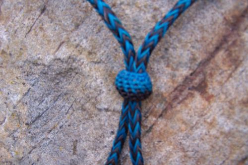Bolotie "Blue Brown Necklace"