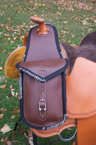 Einfache Horntasche "Single Leather"