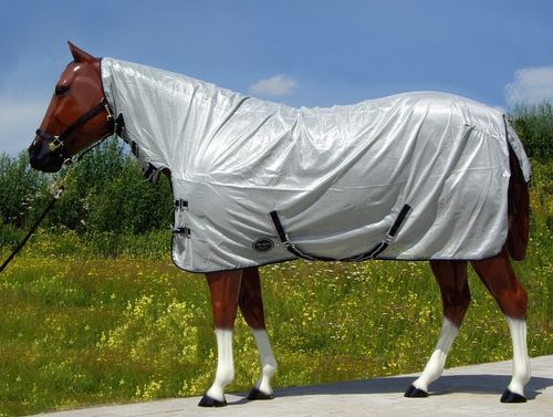 Fly Sheet with Neckpart "Top Score - Gray" in 135 cm