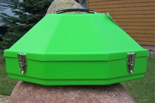 Hat Carrier Limegreen with Mirror "For Show"