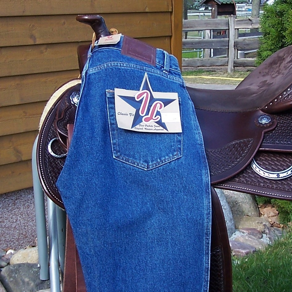 Western-Jeans "Saddle 1* Blue 30/ Long" Cowboy Cut