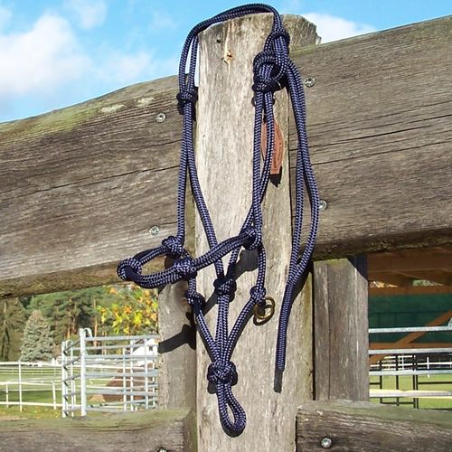 Basic Profi-Riding Halter "Four Knots with Rings" in Variations