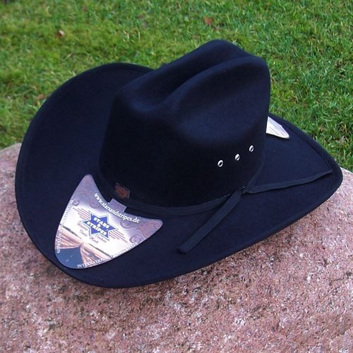 Western-Hat "Stars & Stripes - Amarillo Black" in Sizes