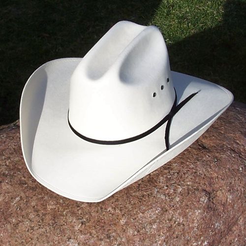 Western-Straw Hat Cremewhite "Lone Star - Cowboy Pride" in Sizes