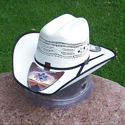 Junior Western-Straw Hat "Stars & Stripes - Ashton" in Sizes