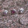 Chicago Hülse/Schraube "Original Swarovski Crystals - Rainbow, Pink or Clear" in Varianten