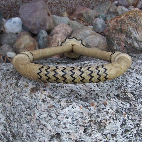 Bosal 5/8" - "Rawhide - Nature with Buttons - Companion"